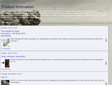 Tablet Screenshot of product-innovation.blogspot.com