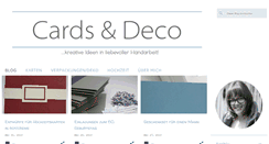 Desktop Screenshot of cardsanddeco.blogspot.com