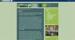 Desktop Screenshot of foodinthevalley.blogspot.com