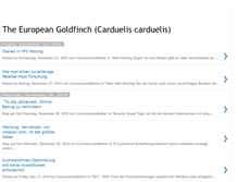 Tablet Screenshot of european-goldfinch-carduelis.blogspot.com