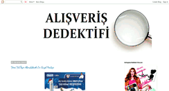 Desktop Screenshot of alisverisdedektifi.blogspot.com