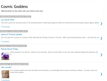 Tablet Screenshot of cosmicgoddessblog.blogspot.com