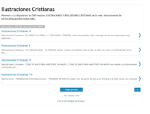 Tablet Screenshot of ilustracionescristiana.blogspot.com