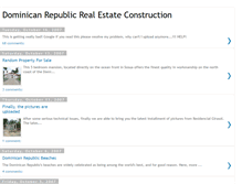 Tablet Screenshot of dominicanrealestateconstruction.blogspot.com