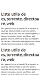 Mobile Screenshot of liste-utile.blogspot.com