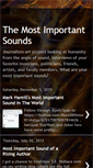 Mobile Screenshot of mostimportantsound.blogspot.com