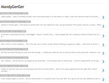 Tablet Screenshot of mandygerger.blogspot.com