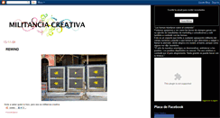 Desktop Screenshot of militanciacreativa.blogspot.com