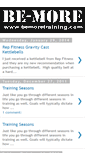 Mobile Screenshot of bemoretraining.blogspot.com