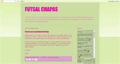Desktop Screenshot of futsalchapas.blogspot.com