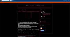 Desktop Screenshot of krystalkleavage.blogspot.com
