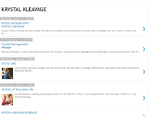 Tablet Screenshot of krystalkleavage.blogspot.com