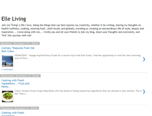 Tablet Screenshot of elleliving.blogspot.com
