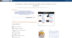 Desktop Screenshot of lyricschordsong.blogspot.com