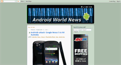 Desktop Screenshot of androidworldnews.blogspot.com