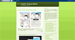 Desktop Screenshot of captaintsubasanation.blogspot.com