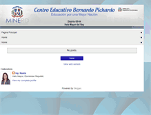 Tablet Screenshot of escuelabernardopichardo.blogspot.com