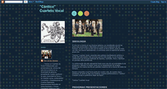 Desktop Screenshot of canticocuartetovocal.blogspot.com
