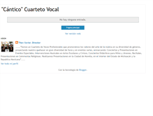 Tablet Screenshot of canticocuartetovocal.blogspot.com
