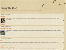 Tablet Screenshot of livingthepath.blogspot.com