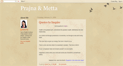 Desktop Screenshot of prajnametta.blogspot.com