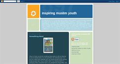 Desktop Screenshot of inspiringmuslimyouth.blogspot.com