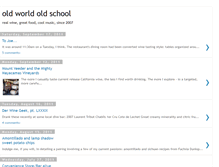 Tablet Screenshot of oldworldoldschool.blogspot.com
