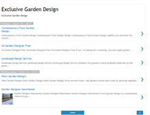 Tablet Screenshot of exclusivegardendesign.blogspot.com