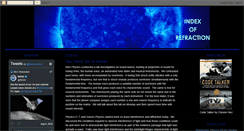 Desktop Screenshot of indexofrefraction.blogspot.com