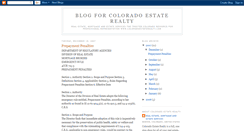 Desktop Screenshot of coloradoestaterealty.blogspot.com