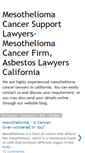 Mobile Screenshot of california-mesothelioma-lawyers.blogspot.com