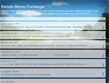 Tablet Screenshot of baroda-money-exchanger.blogspot.com