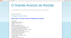 Desktop Screenshot of ograndeanuncio.blogspot.com