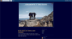 Desktop Screenshot of juramentoyobligado.blogspot.com