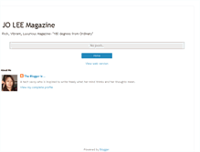 Tablet Screenshot of joleemagazine.blogspot.com