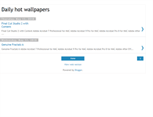 Tablet Screenshot of dailyhotwallpapers.blogspot.com