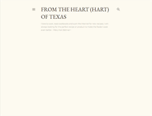 Tablet Screenshot of fromtheheartoftexas.blogspot.com