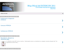 Tablet Screenshot of intercon2011.blogspot.com