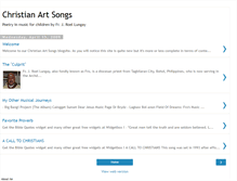 Tablet Screenshot of christianartsongs.blogspot.com