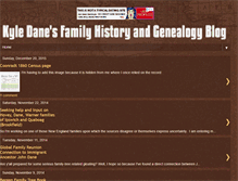 Tablet Screenshot of danegenealogy.blogspot.com