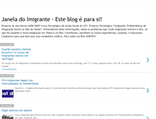 Tablet Screenshot of janeladoimigranteemvizela.blogspot.com