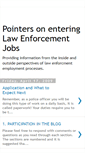 Mobile Screenshot of landajobinlawenforcement.blogspot.com