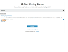 Tablet Screenshot of kledingkopen.blogspot.com