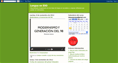 Desktop Screenshot of clasedelengua-quique.blogspot.com