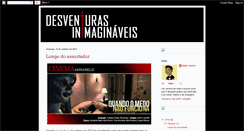 Desktop Screenshot of desventurasinimaginaveis.blogspot.com