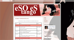 Desktop Screenshot of esoestango.blogspot.com