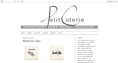 Desktop Screenshot of lapetitcoterie.blogspot.com