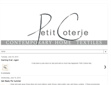 Tablet Screenshot of lapetitcoterie.blogspot.com