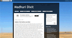 Desktop Screenshot of madhuridixit-blog.blogspot.com