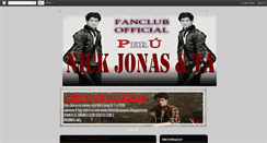 Desktop Screenshot of nickjonasclubfanperu.blogspot.com